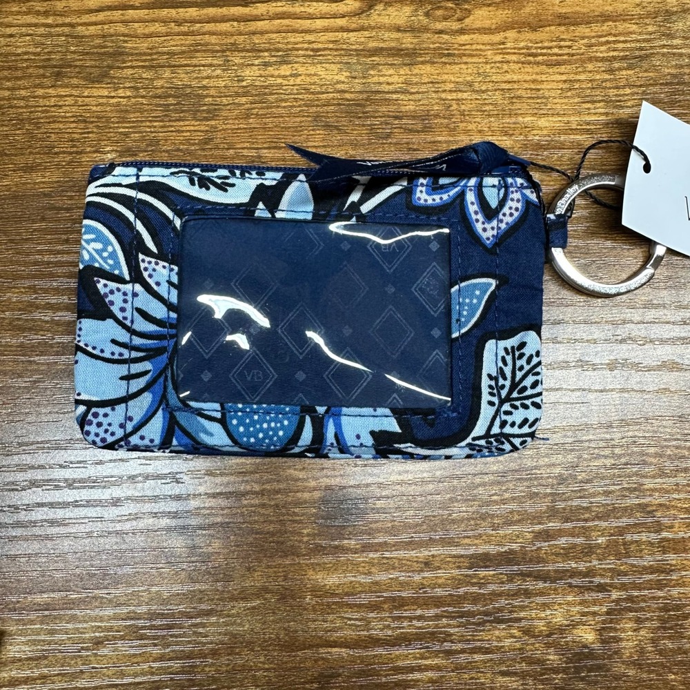 NEW Vera Bradley 4pc Set Tropics Tapestry Crossbody Cosmetic Case ID Case Keycha - Picture 4 of 13
